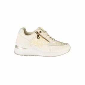 17. NULL Laura Biagiotti White Polyester Women Sneaker