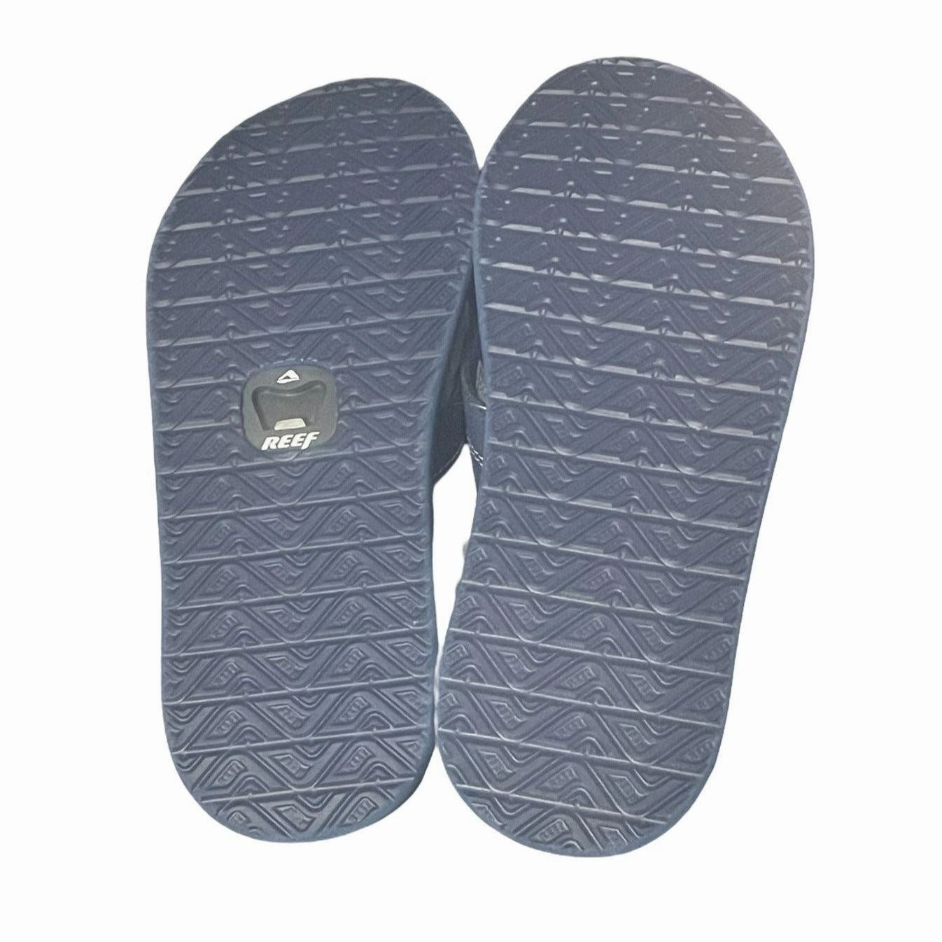 Massage Fit Sandals Reef Elements TQT Navy Flip Flop Men's Sandals with Bottle Opener