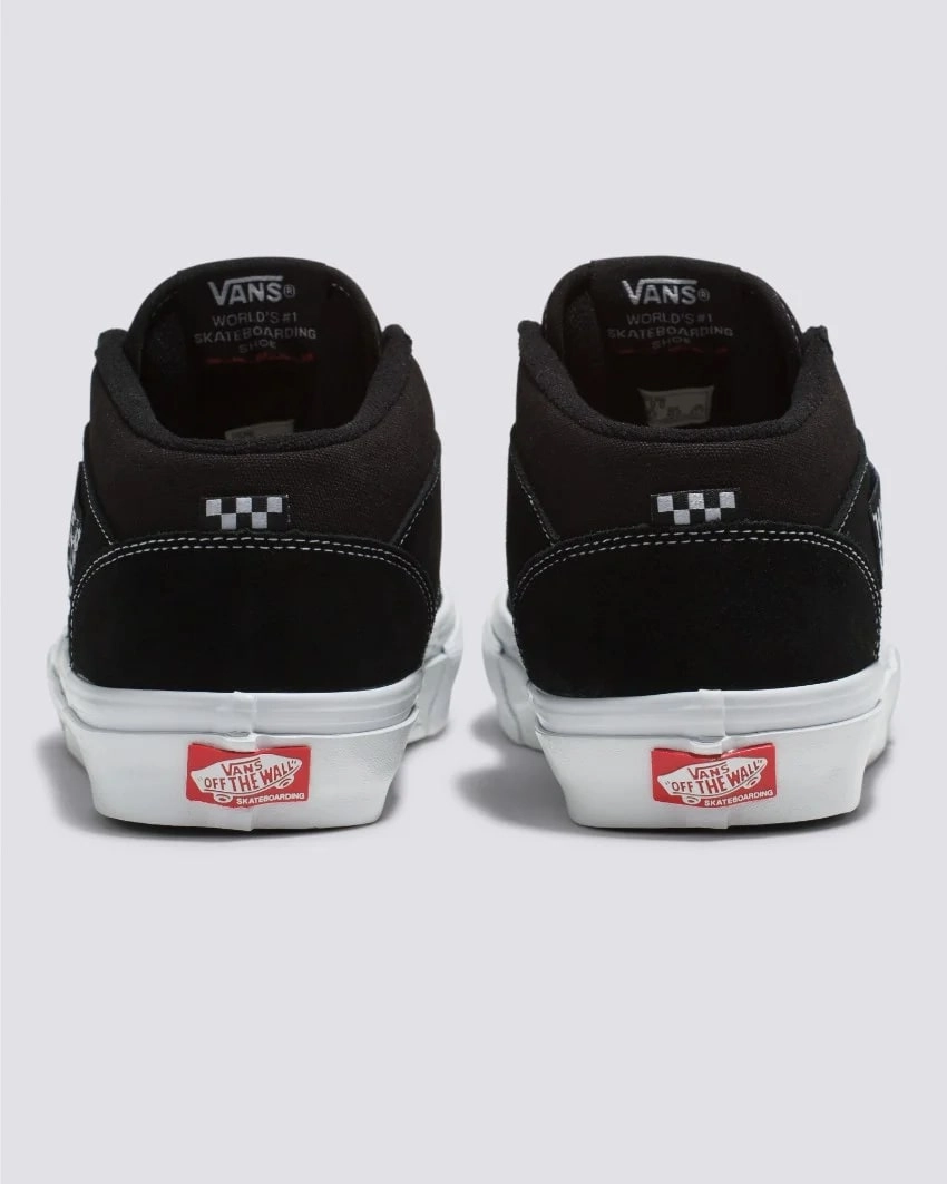 Rope Skate Vans Skate Half Cab - Black / White