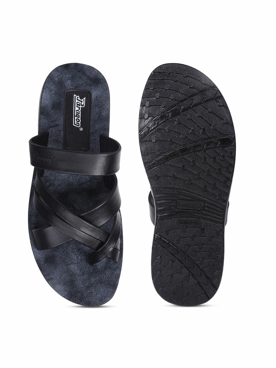 Paragon PUK2205G Men Stylish Sandals | Comfortable Sandals for Daily Outdoor Use | Casual Formal Sandals with Cushioned Soles Comfortable Flip Flops