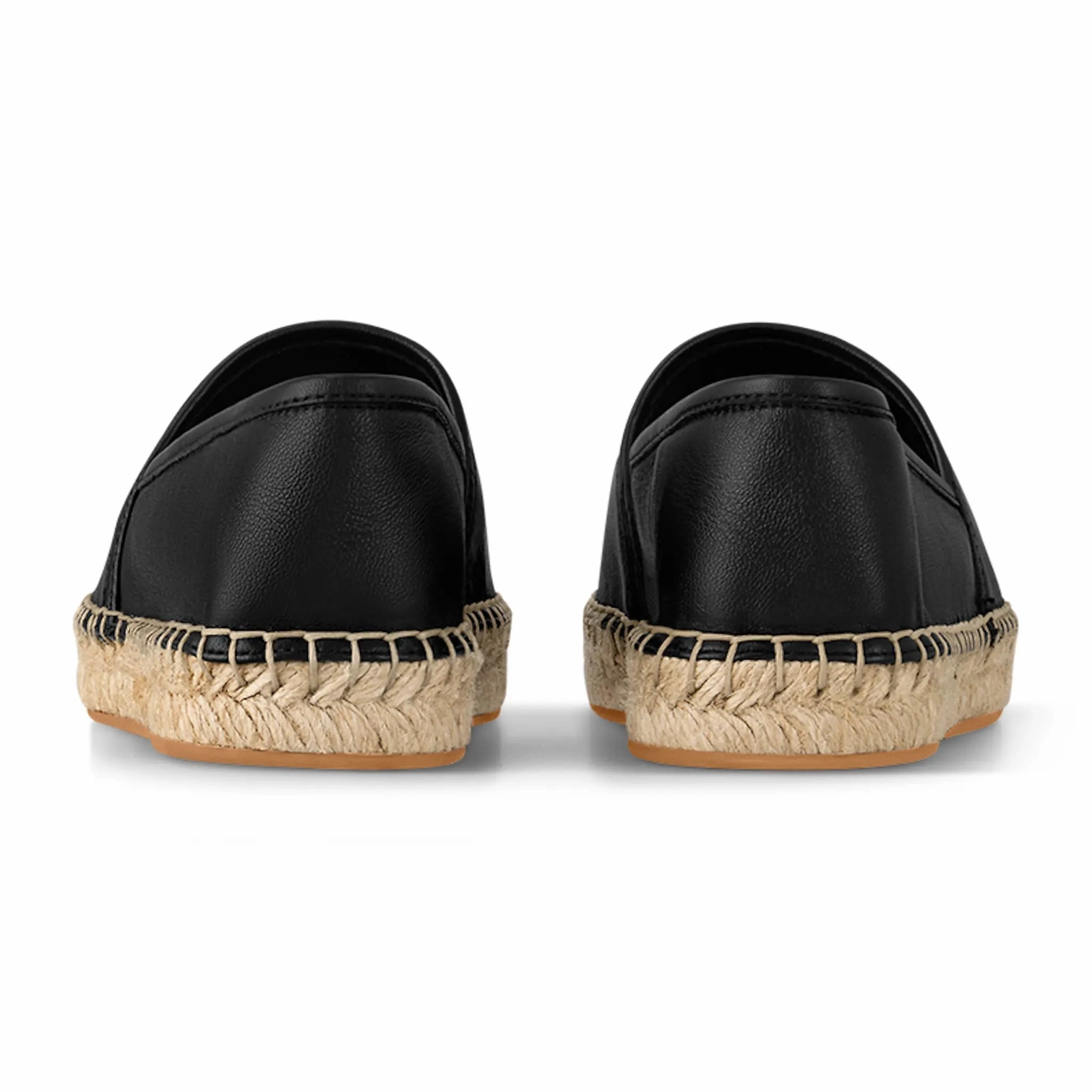 Louis Vuitton Starboard Leather Black Espadrilles Celebs Wearing Chanel Espadrilles