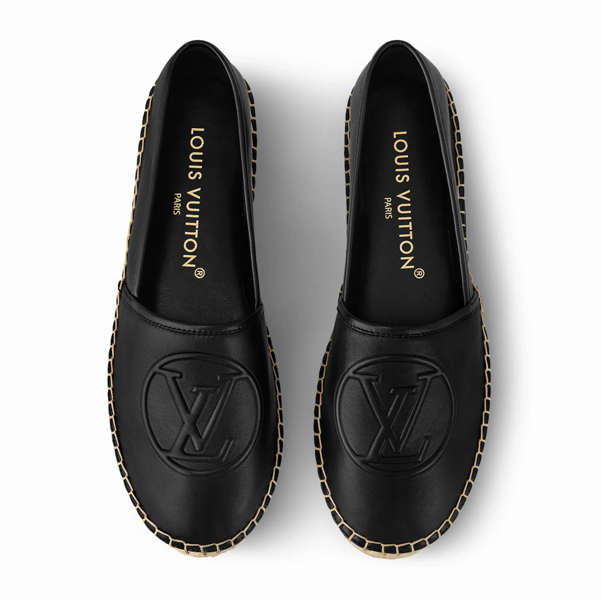Woolworths Espadrilles Louis Vuitton Starboard Leather Black Espadrilles