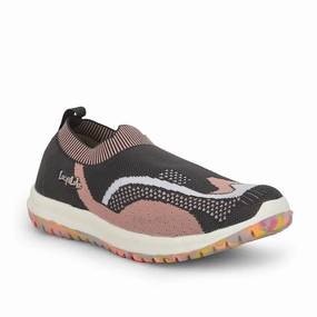 Lucy & Luke (Grey) Casual Non Lacing Shoes For Kids WING-1 By Liberty For Walking  The