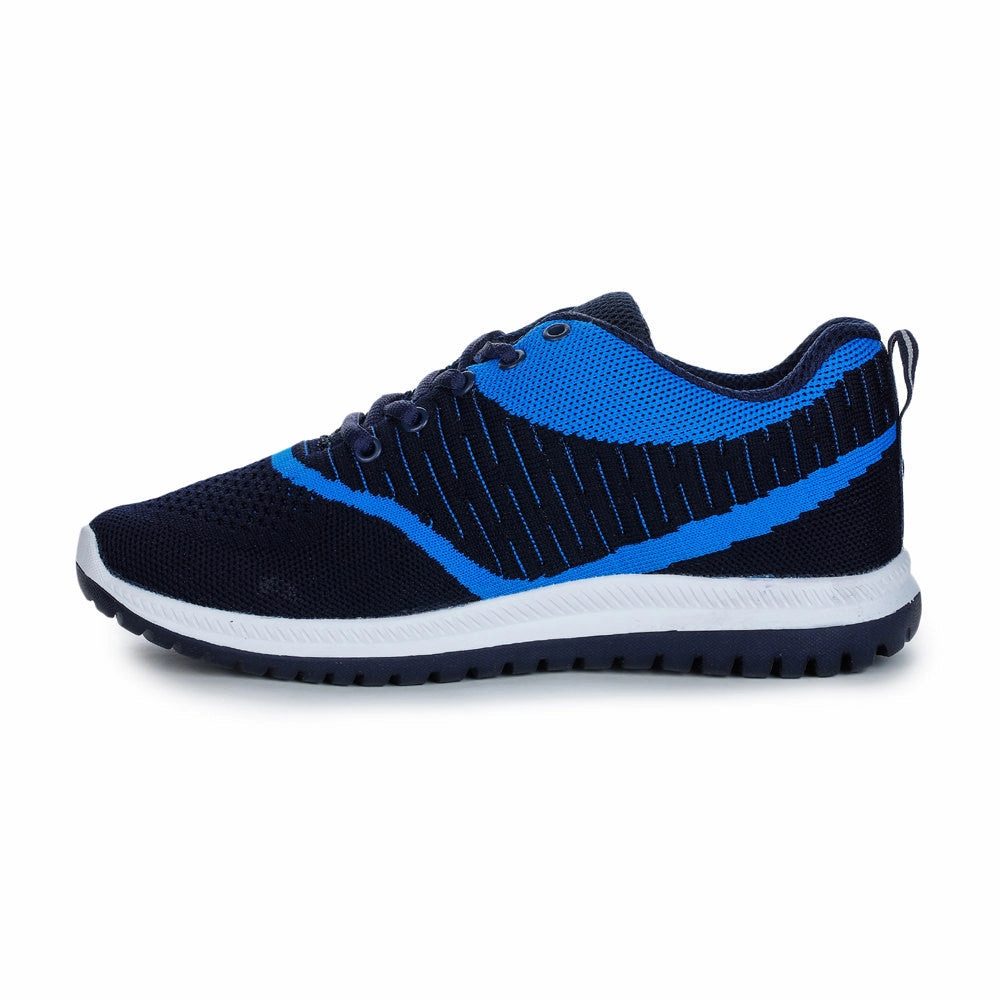 Lucy & Luke Lacing Blue Sports Running Shoes For Kids JAMIE-7 By Liberty Support Running Shoes