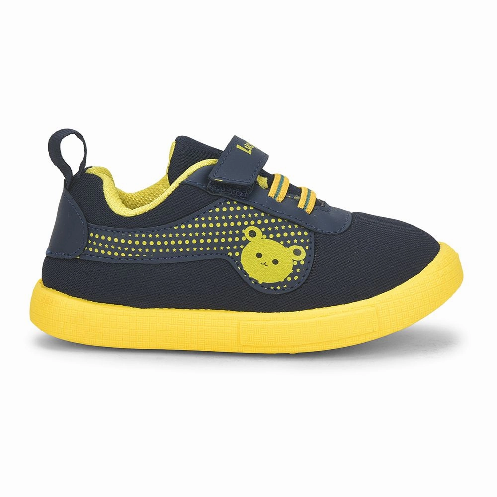 Best Walking Shoes For Neuropathy Lucy & Luke Navy Blue Casual Non Lacing Shoes For Kids BASTIAN-2E By Liberty