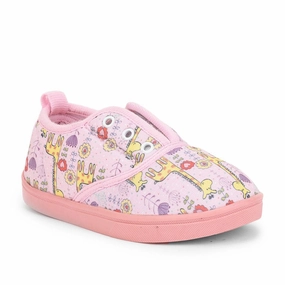 Summer Walking Lucy & Luke (Pink) Casual Lacing Shoes For Kids Mint-3 By Liberty