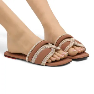 M0587 flat slipper-R32-4 Pretty Shoes For Flat Feet