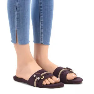 Flat Shoes Foot Pain M0588 flat slipper-R31-3