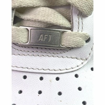 Nike Air Force 1 Shoes Mens 9.5 White AF1 Leather Low Top Sneakers Lifestyle Casual Shoes 2016