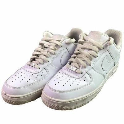 Soft Paw Oxford Casual Shoes Nike Air Force 1 Shoes Mens 9.5 White AF1 Leather Low Top Sneakers Lifestyle