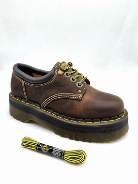 DR. MARTENS ROUND SHOE LACES BLACK   YELLOW 90cm Green Cowboy Boots