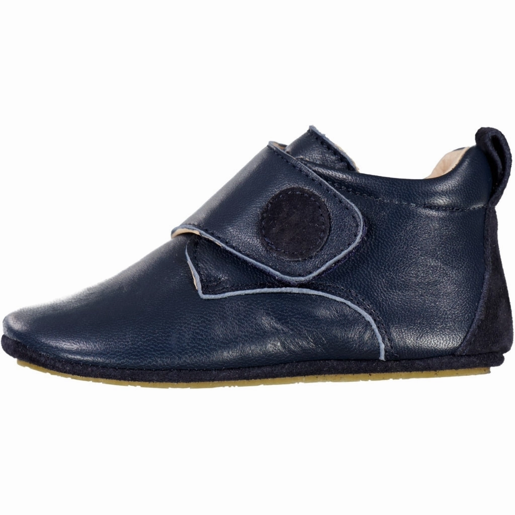 Slippers Sock Dakota Leather Indoor Shoe - navy