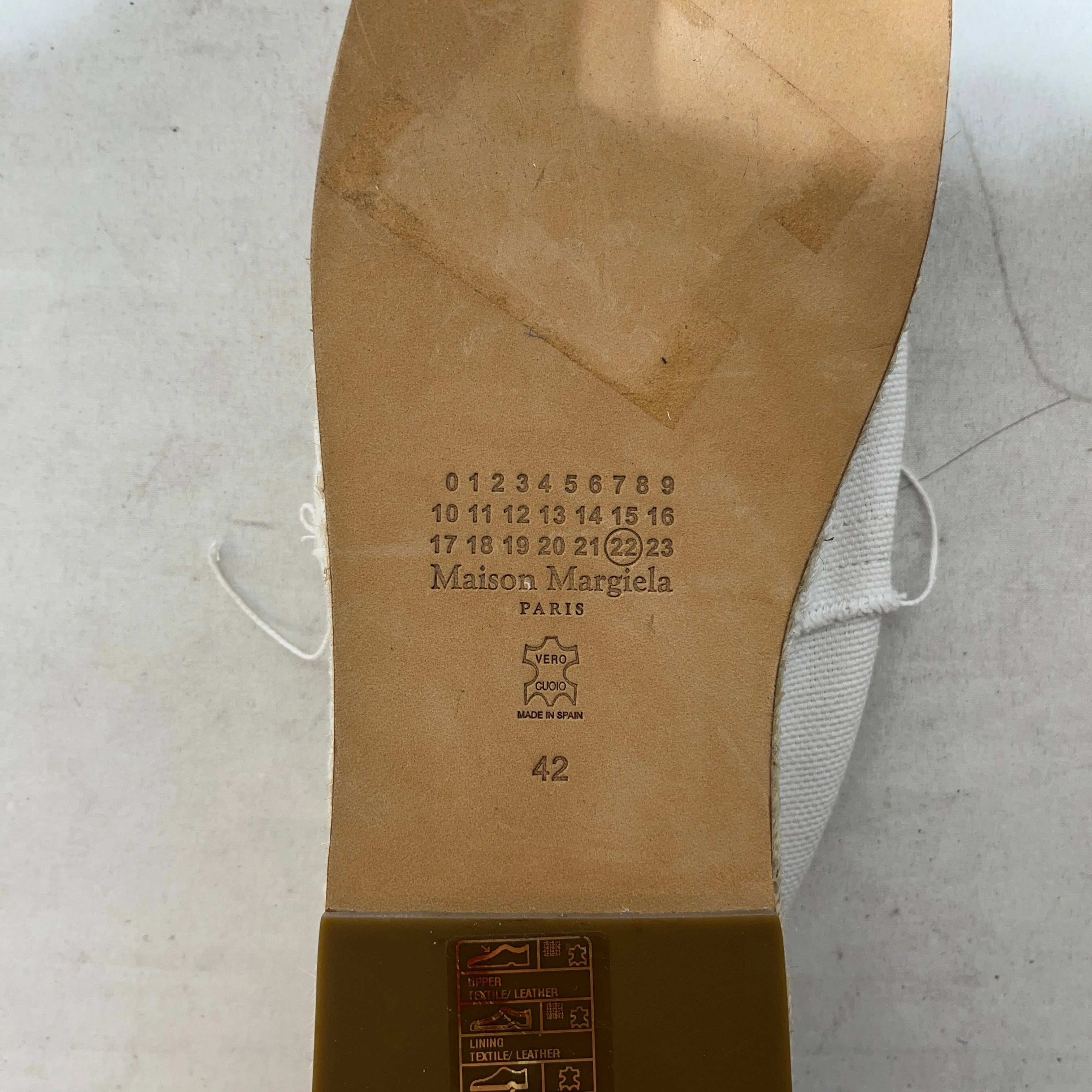 Maison Margiela/Flat Shoes/EU 42/WHT/TABI ESPADRILLES Tory Burch Espadrille Sandals