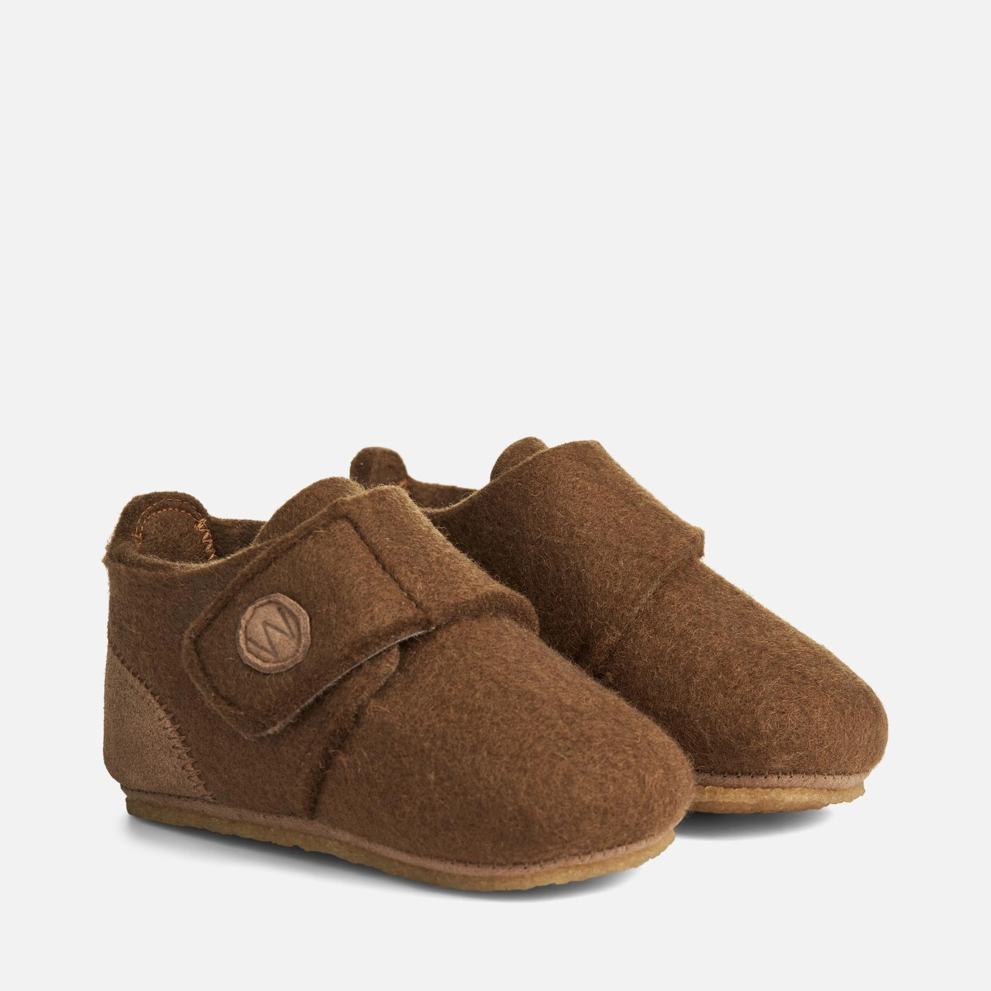 Marlin Felt Home Shoe - brown Rack Slippers