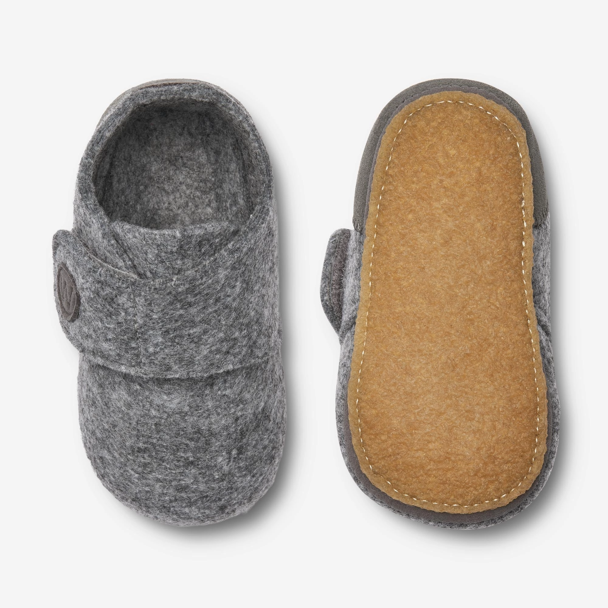 Thong Slides Marlin Felt Home Shoe - grey