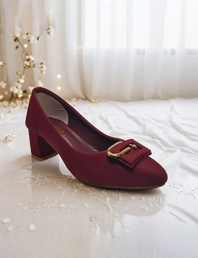 Casual Clipless Cycling Shoes Maroon Kot Shoes for Women