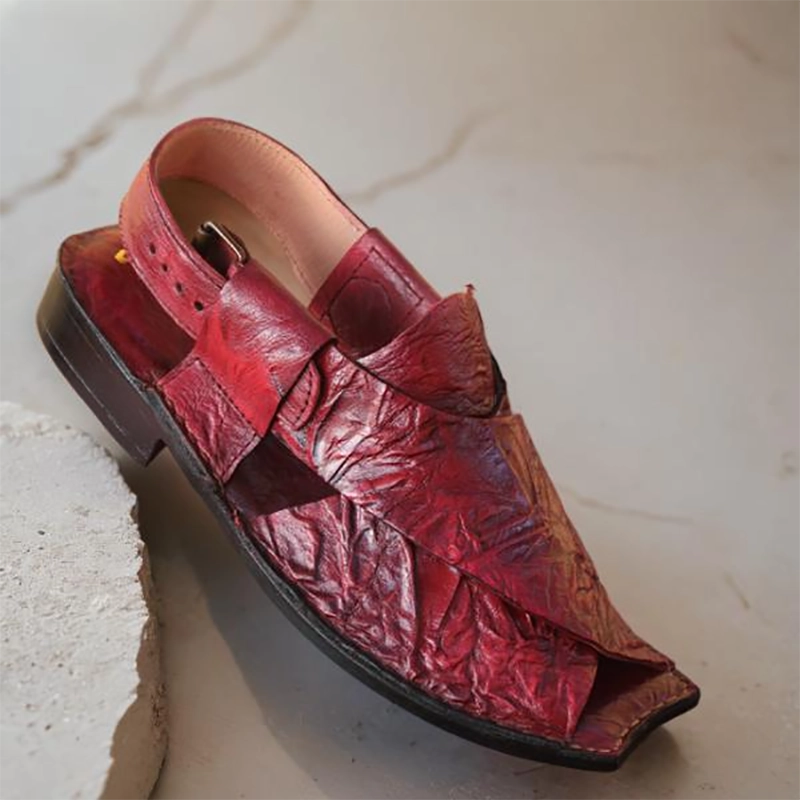 Maroon Peshawari for men Talbots Espadrilles