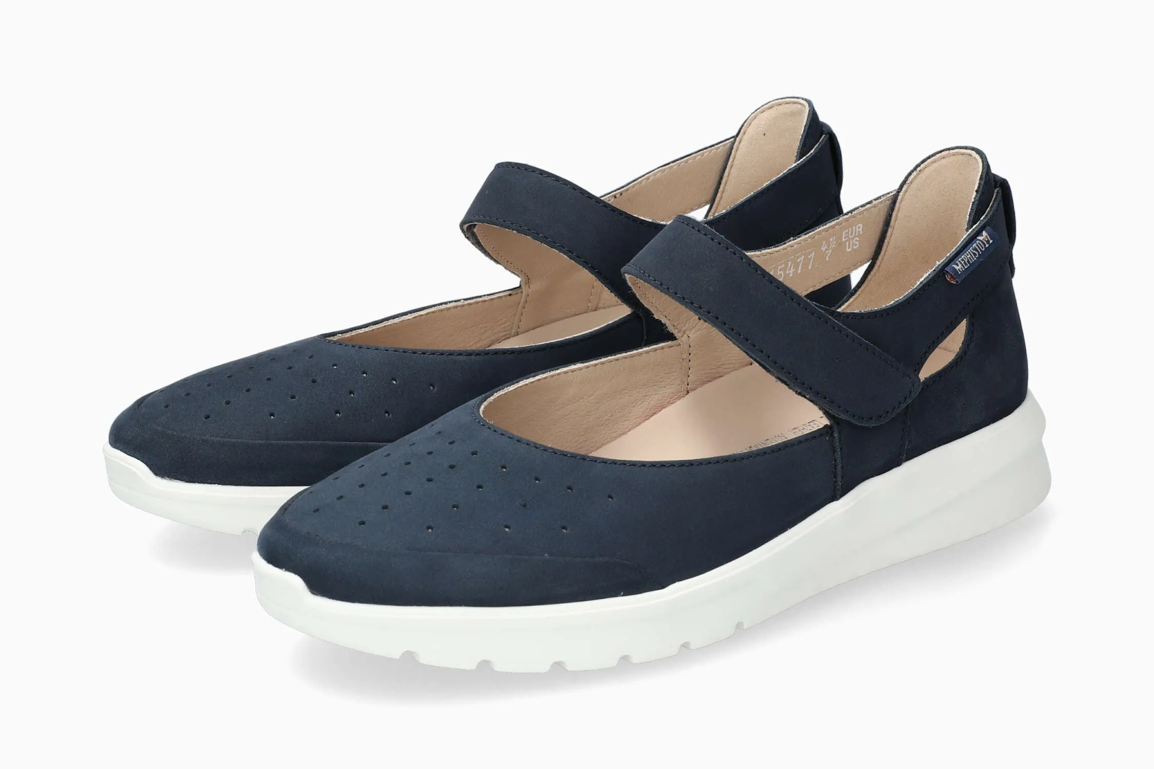 Halston Shoes Flats Marsia - Jeans Blue