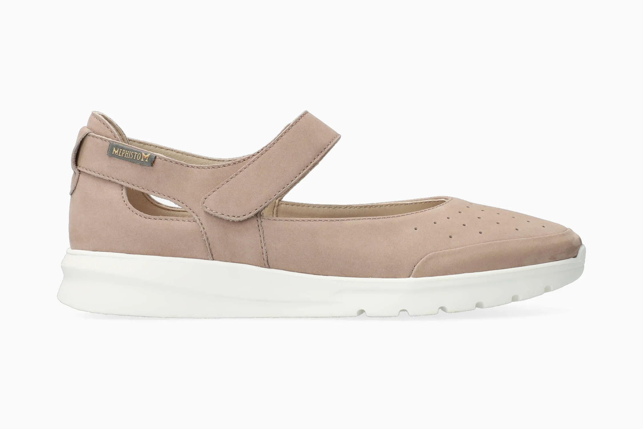 Marsia - Light Taupe Flat Shoes Knee Pain