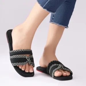 M0587 flat slipper-R32-4 Flat Shoes Business Casual