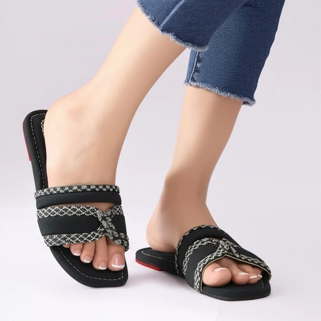 M0587 flat slipper-R32-4 Saltshaker Flats Shoe