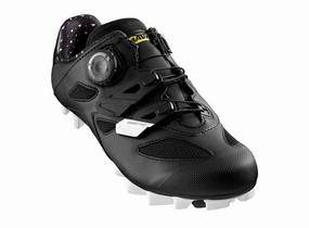 Running Shoes For Muddy Mavic Sequence XC Elite MTB Shoe - Womens - Black-Black-White