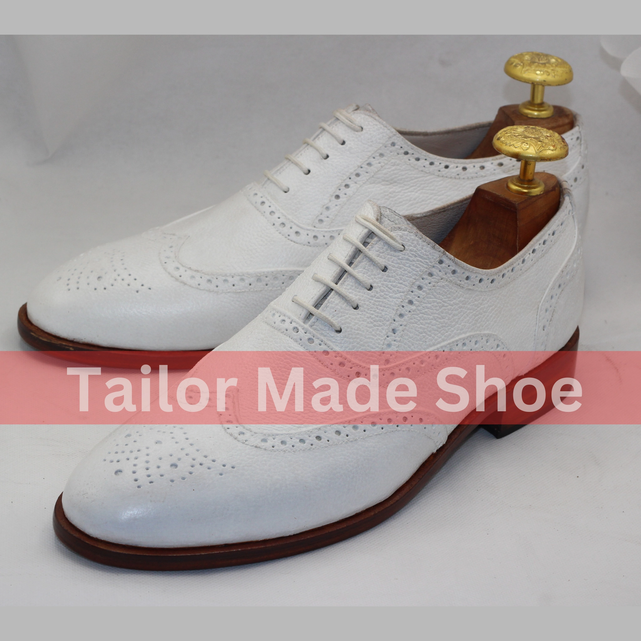 Men's Classic White Leather Brogue Shoes Sophisticated White Oxford Brogues  Stylish and Comfortable  Handmade and Premium Quality Arctic Sport Muck Boots