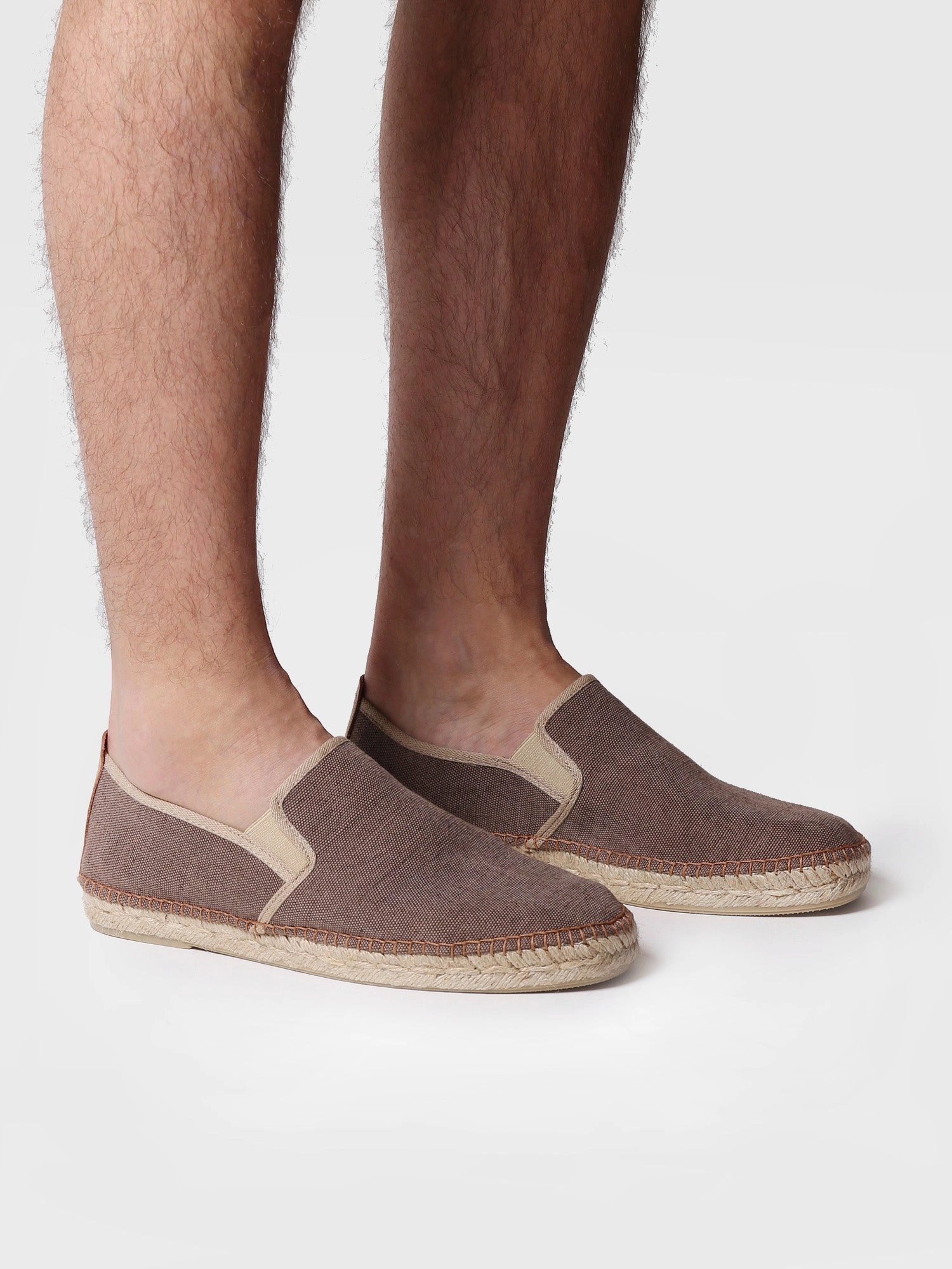 Men's jute espadrilles - DALLAS Closed Toe And Heel Espadrilles