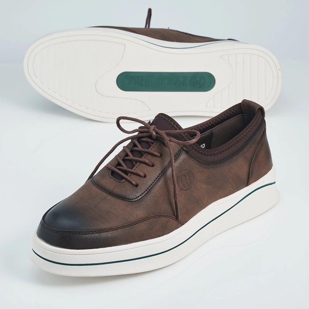 Men Slip On Lace-Up Boat Shoes Flat Shoes For Size 11