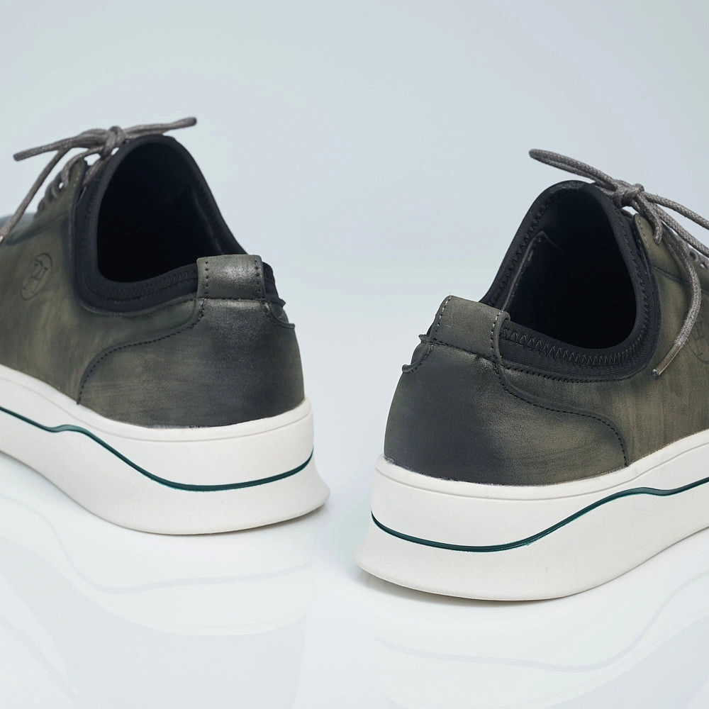 Flat Shoes With Good Support Men Slip On Lace-Up Boat Shoes