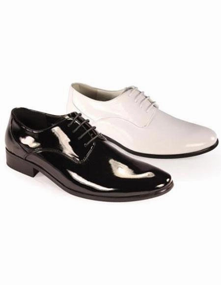 Mens Gangster Shoes Oxfords Formal Men's Classic Shiny Flashy Lace Formal Men's Fashion Tuxedo For Men Dress Shoe For Men Perfect For Wedding In Black And White Tuxedo Shoes Snow Boots Clearance