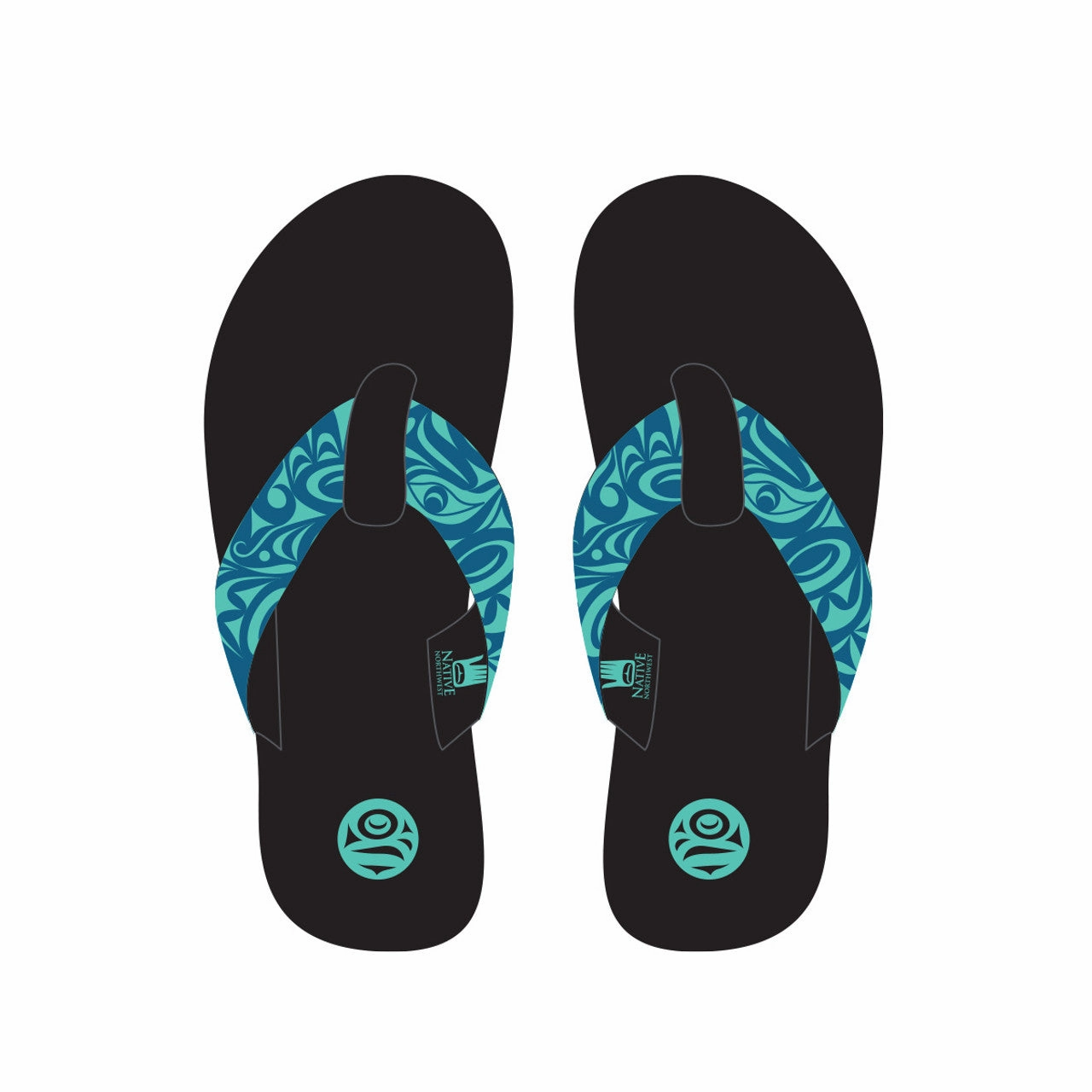 Flip Flops - Salish Eagle (FFSWE) Flip Flops That Make You Taller