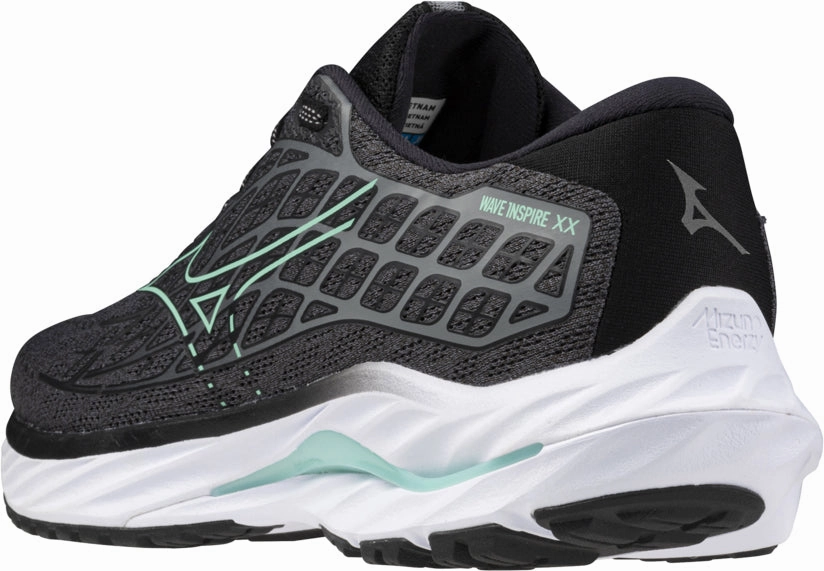 Mizuno Wave Inspire 20 WIDE FIT (D) Womens Running Shoes - Grey Shoes That Run Narrow