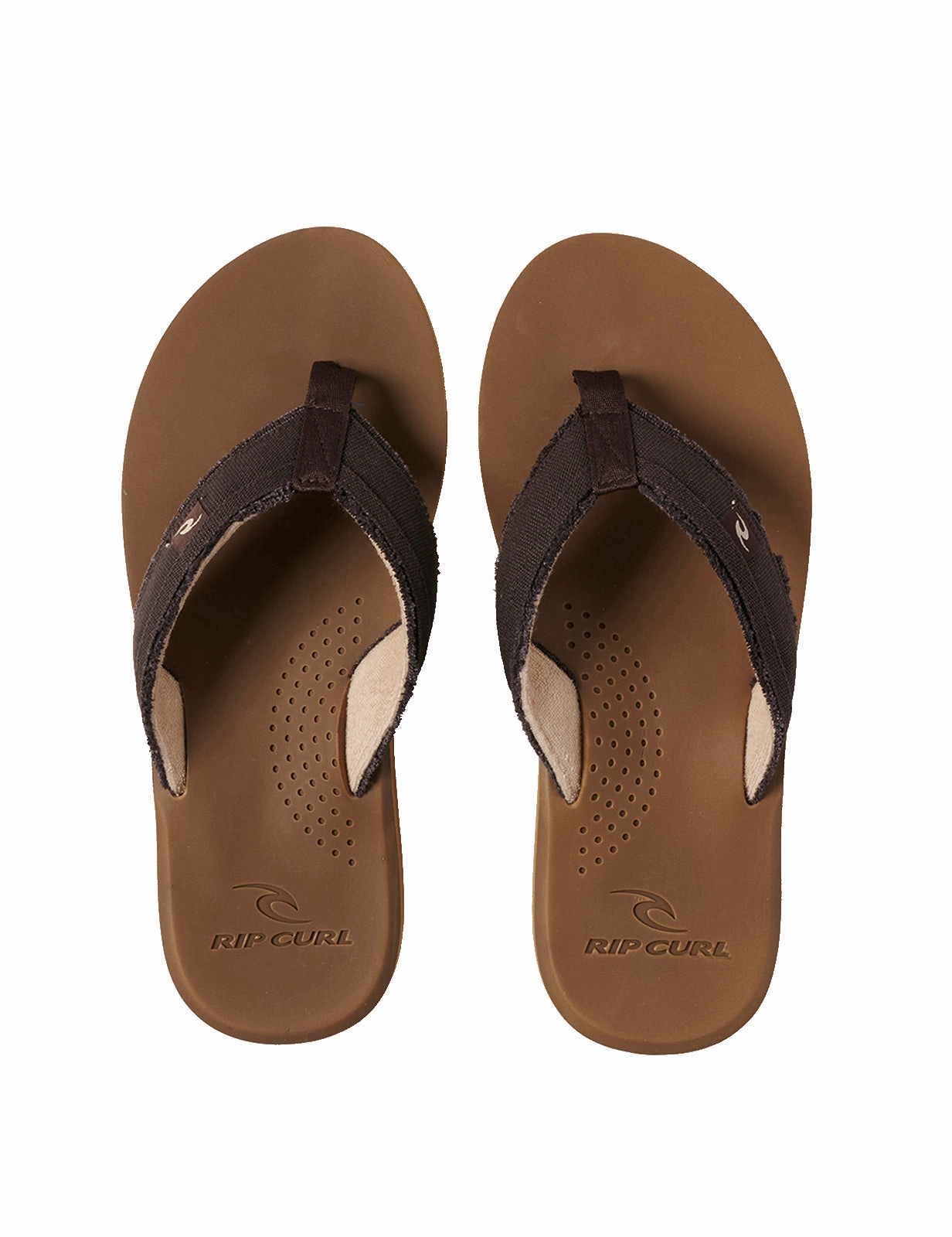Rip Curl Reactor Open Toe Sandals in Brown/Tan Beachbreak Flip Flops