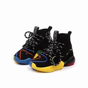 MOF Kids black hi-top sock sneakers Sneakers From Amazon