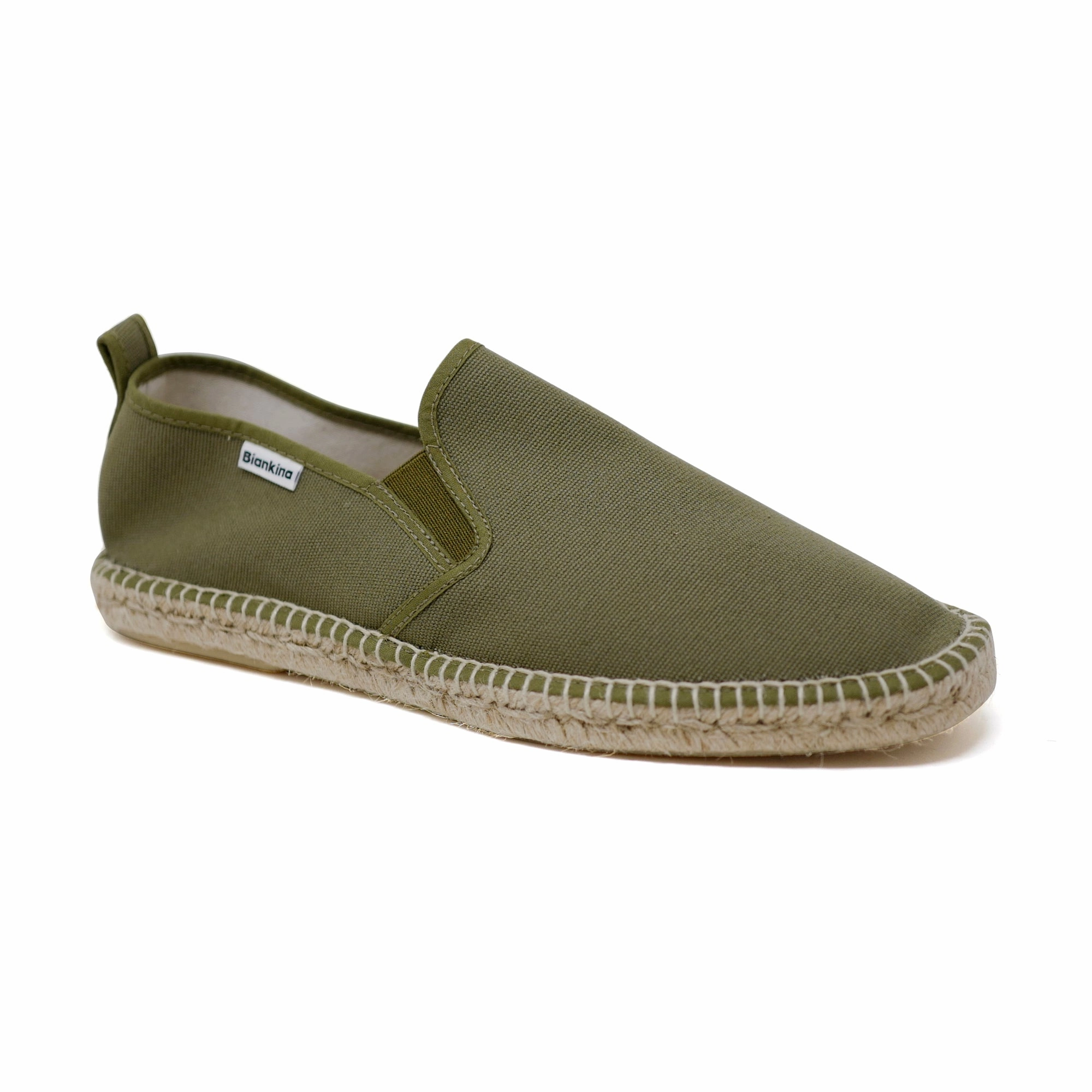 Espadrilles Nyc Montpellier Eco Friendly Vegan Slip on Espadrilles - Olive Green