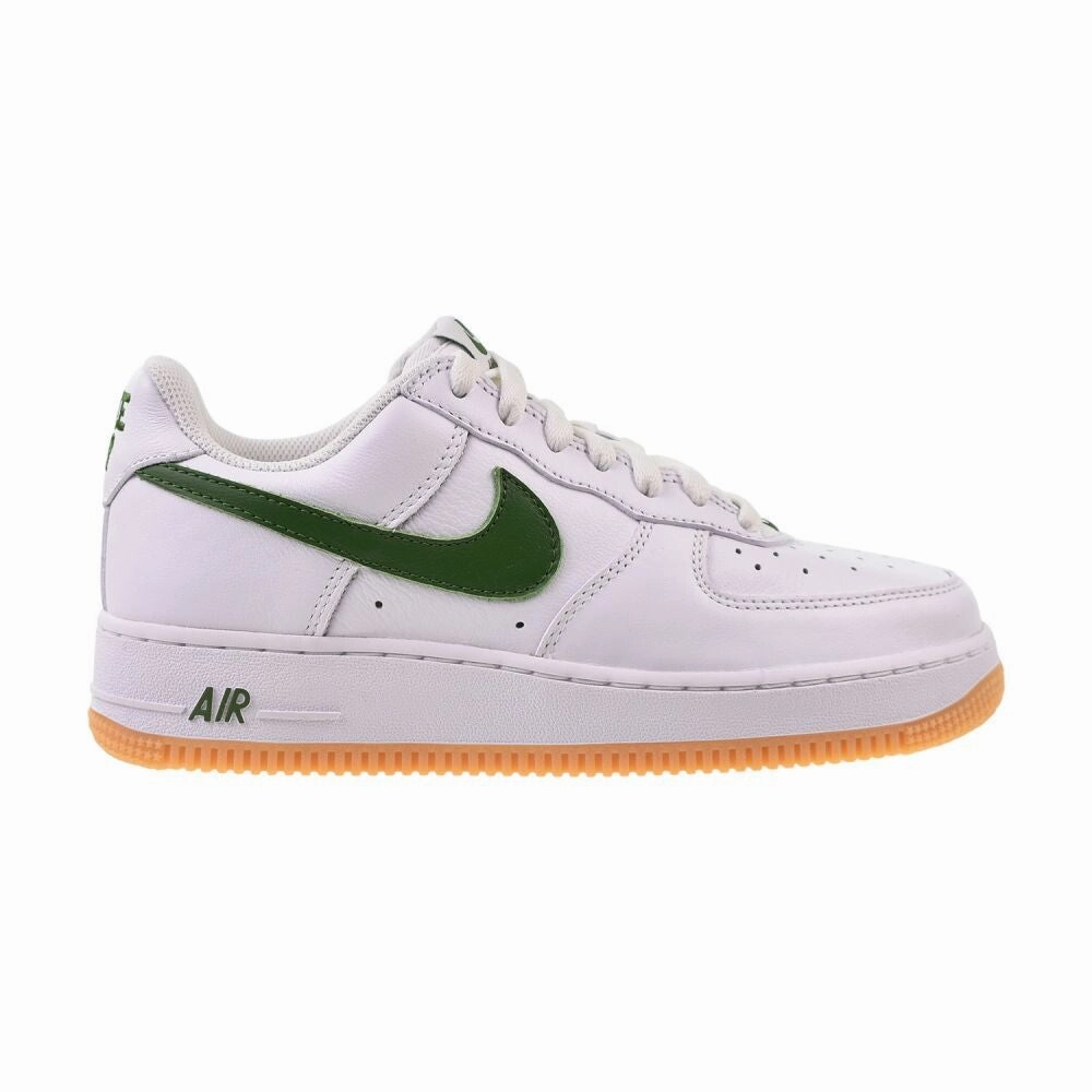 Casual Shoes Older Nike Air Force 1 Low Retro QS Men's Shoes White/Forest Green