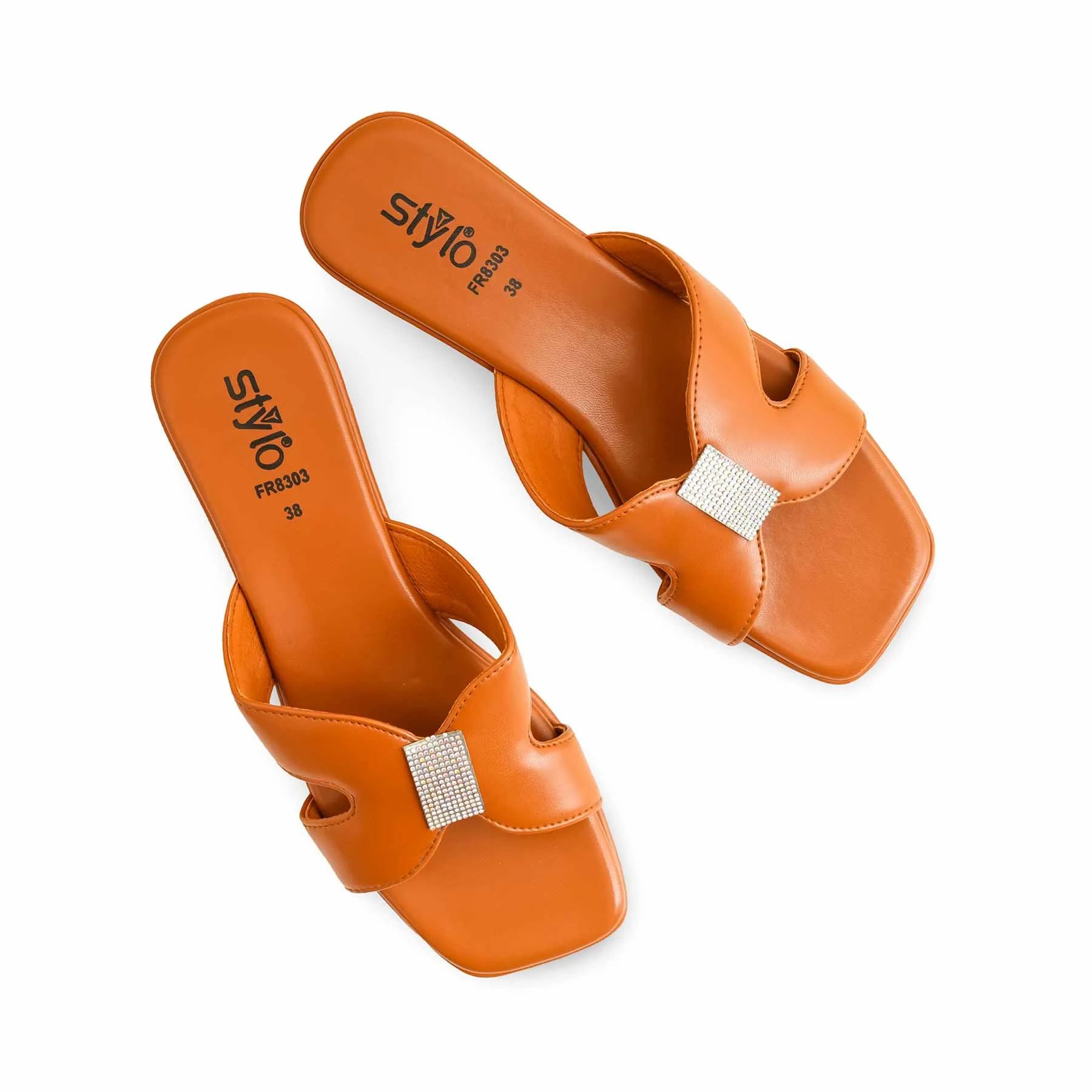 Mustard Formal Slipper For Women FR8303 Best Lifestyle Shoes For Flat Feet