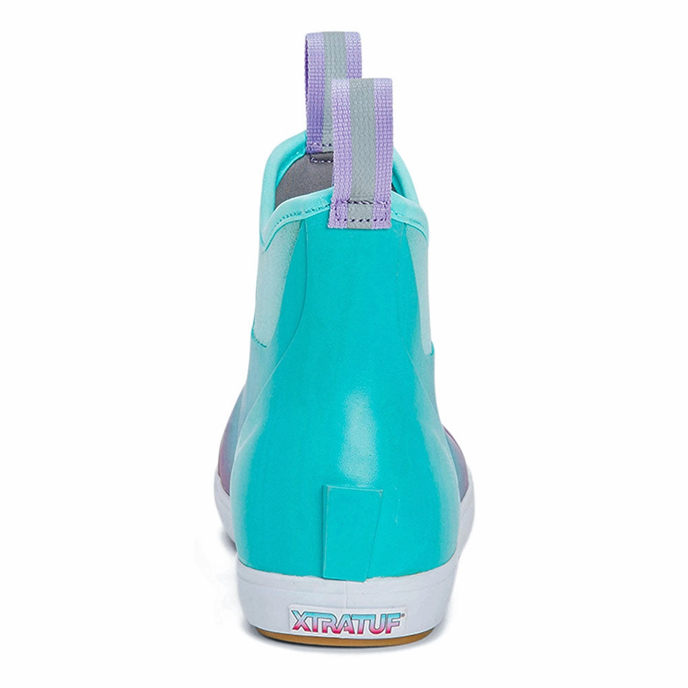 Mt500 Burner Clipless Waterproof Shoe XTRATUF Women's Ankle Deck Boots- Blue Aurora