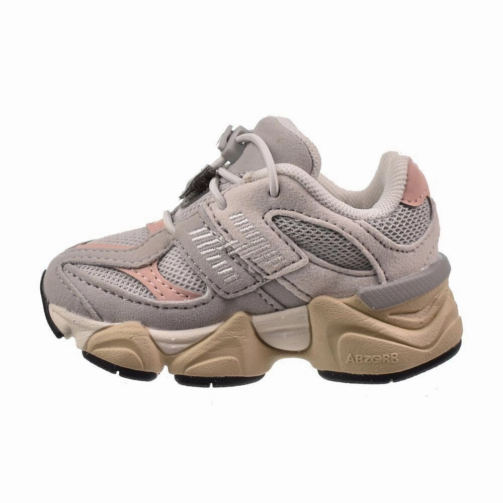 New Balance 9060 (Wide) Toddlers' Shoes Grey/Pink iv9060-el-W Ladies Sneakers