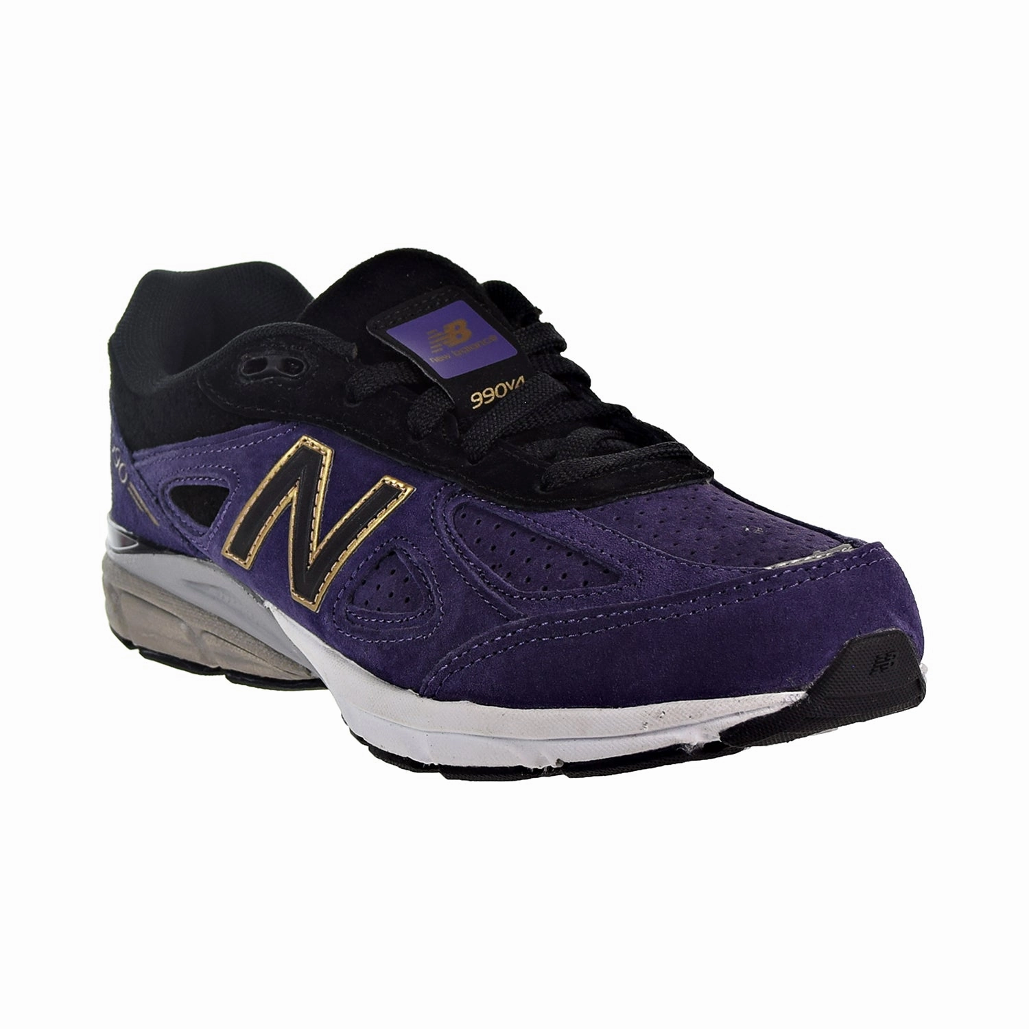 Running Shoes New Balance 990v4 Big Kids' Shoes Dark Purple