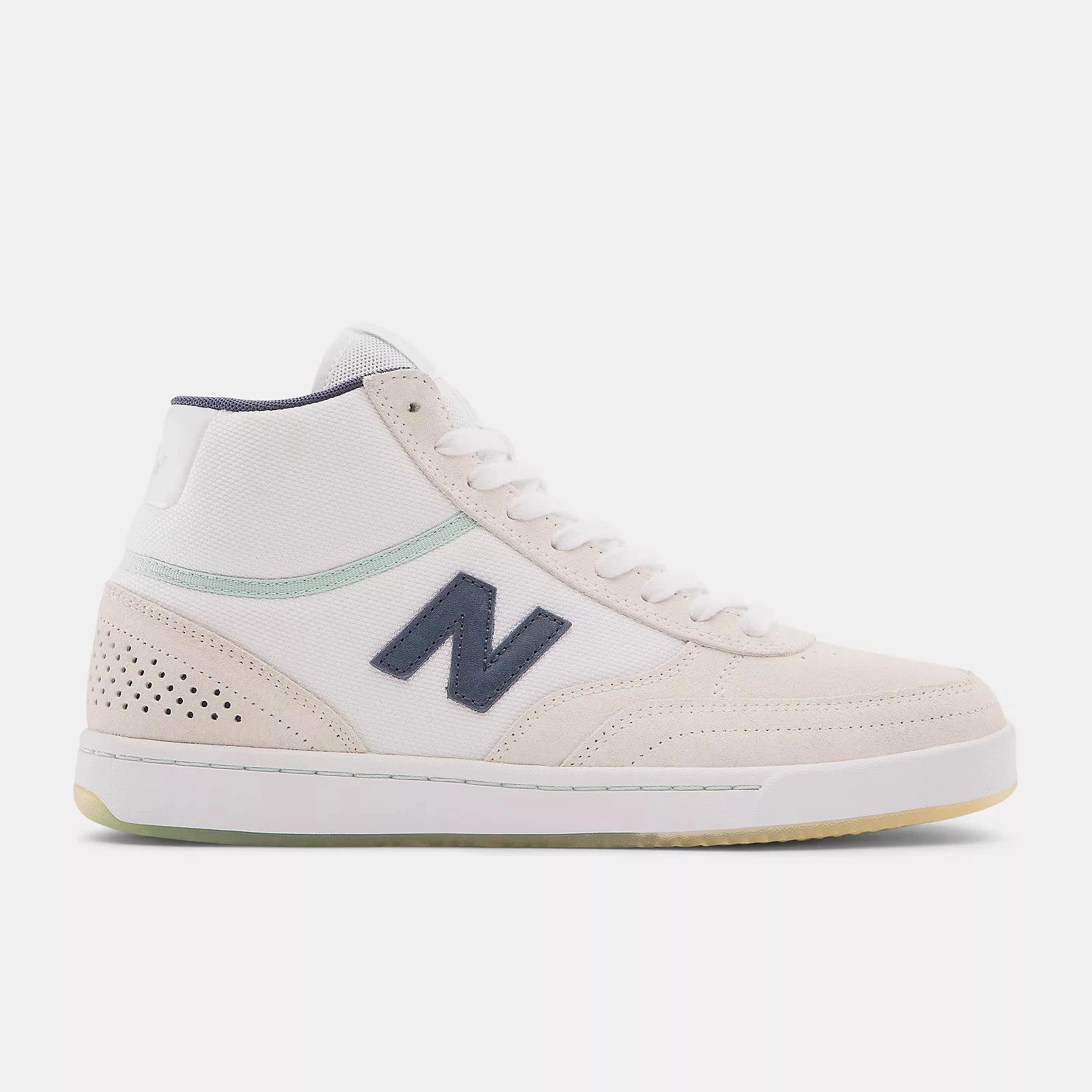 New Balance Numeric 440 Hi Tom Knox Edition Skate Shoes - White/Navy Mid Top Skate Shoes
