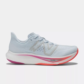 New Balance Women's Fuelcell Rebel V3 Blue/Pink Running Shoes Running Shoes With Flat Feet
