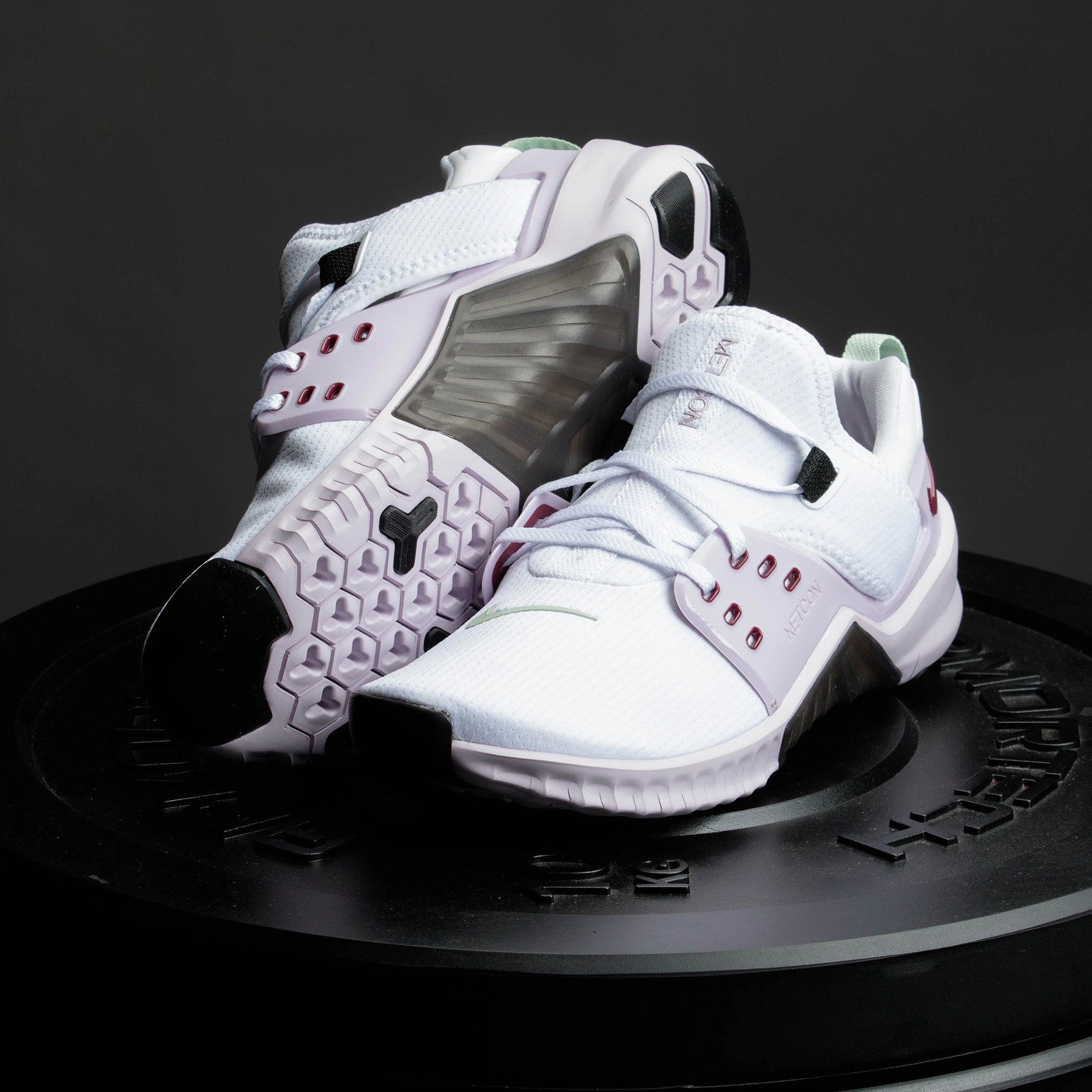 Asics Shoes Cricket Nike - Free X Metcon 2 Women's Training Shoe - WHITE/NOBLE RED-ICED LILAC-BLACK