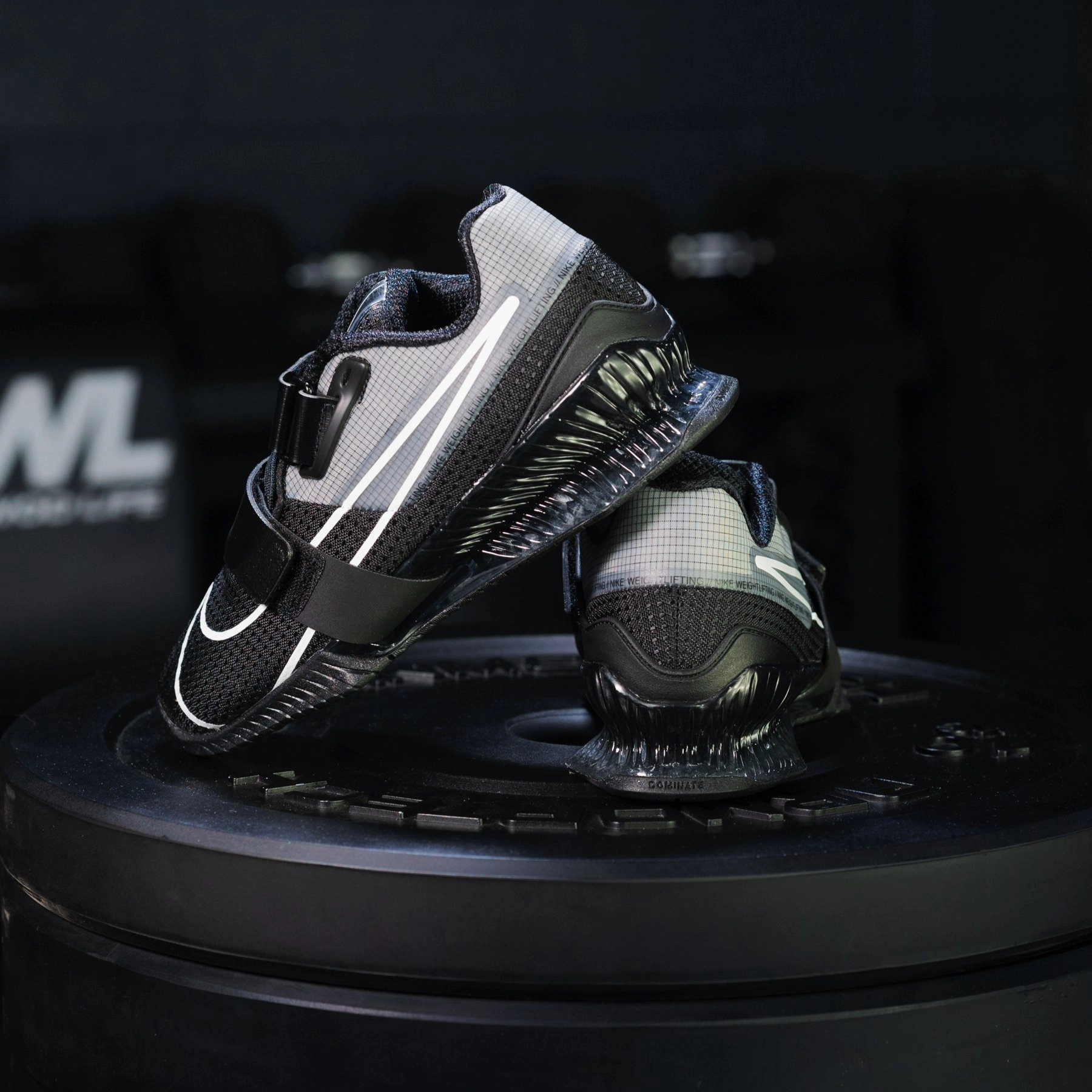 Ranking Asics Running Shoes Nike - Romaleos 4 Men's Training Shoe - BLACK/WHITE-BLACK