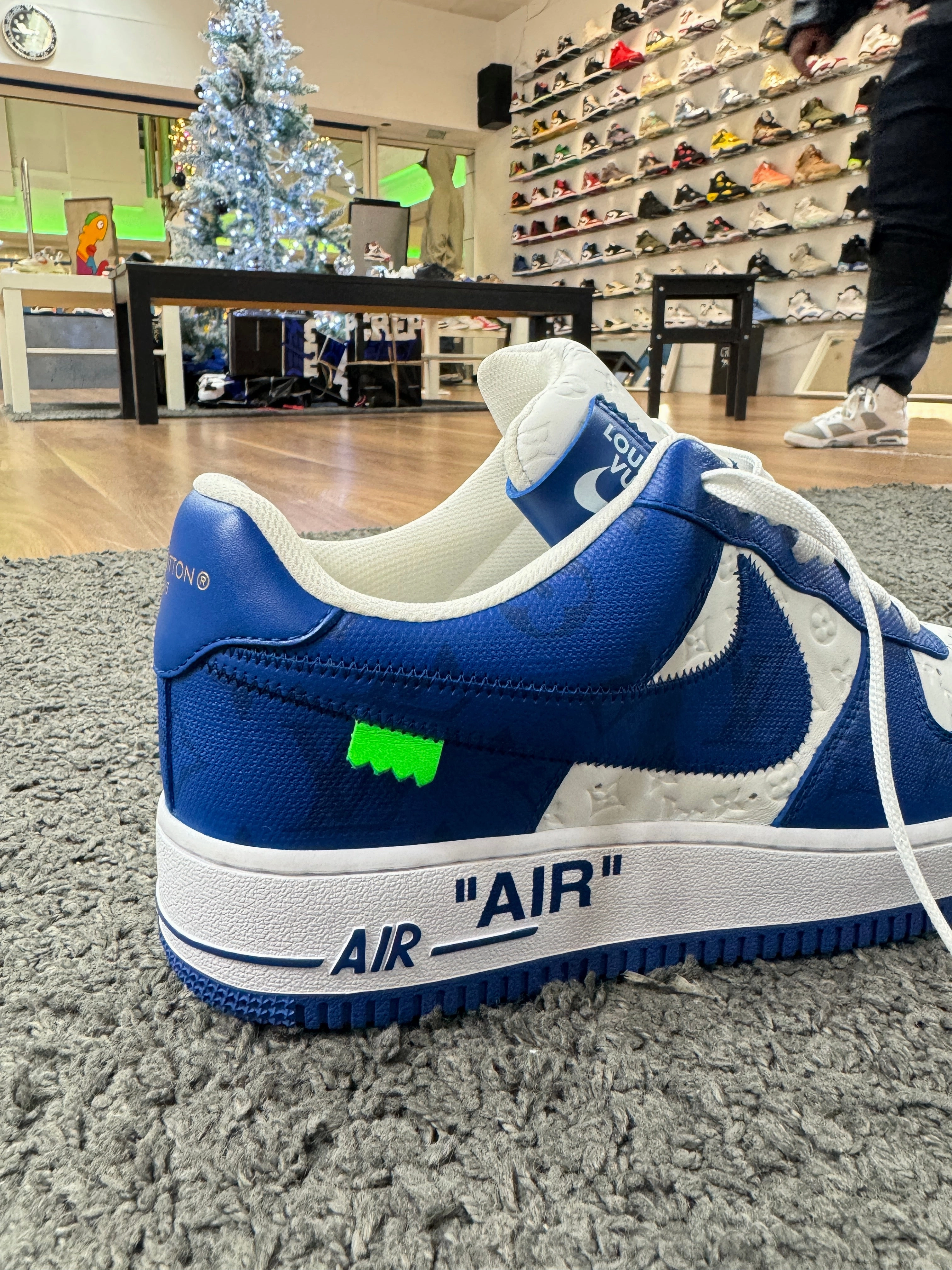 NIKE Air Force 1 Louis Vuitton LV Trainer By Virgil Abloh Royal Blue Asics Unisex Superblast Running Shoes