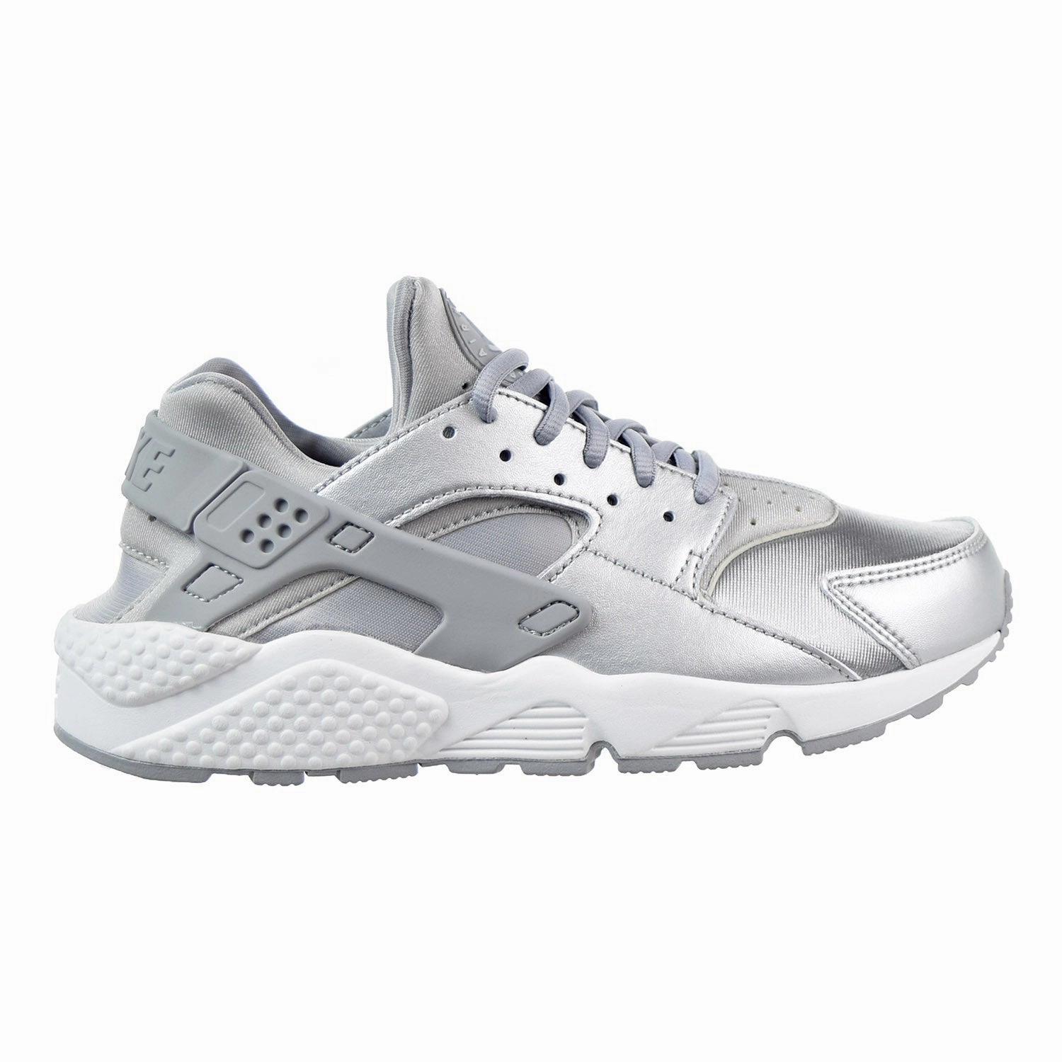 Nike Air Huarache Run SE Women's Shoe Metallic Silver/Pure Platinum/Summit White Best Shoes To Run Half Marathon