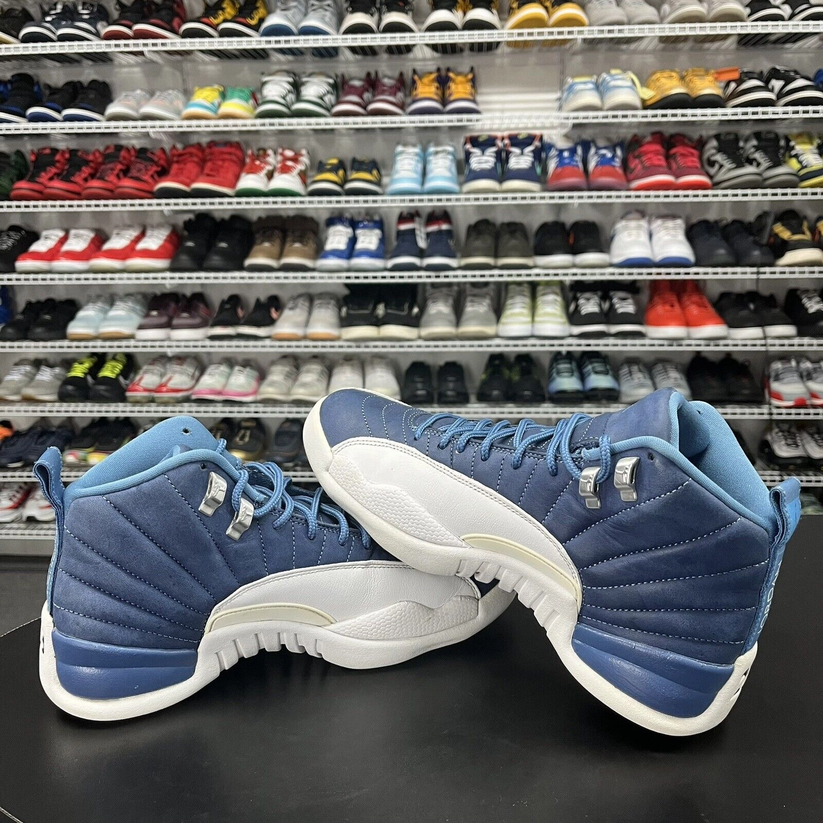 Asic Tiger Wrestling Shoes Nike Air Jordan 12 Retro Indigo OG XII 130690-404 Mens Size 8