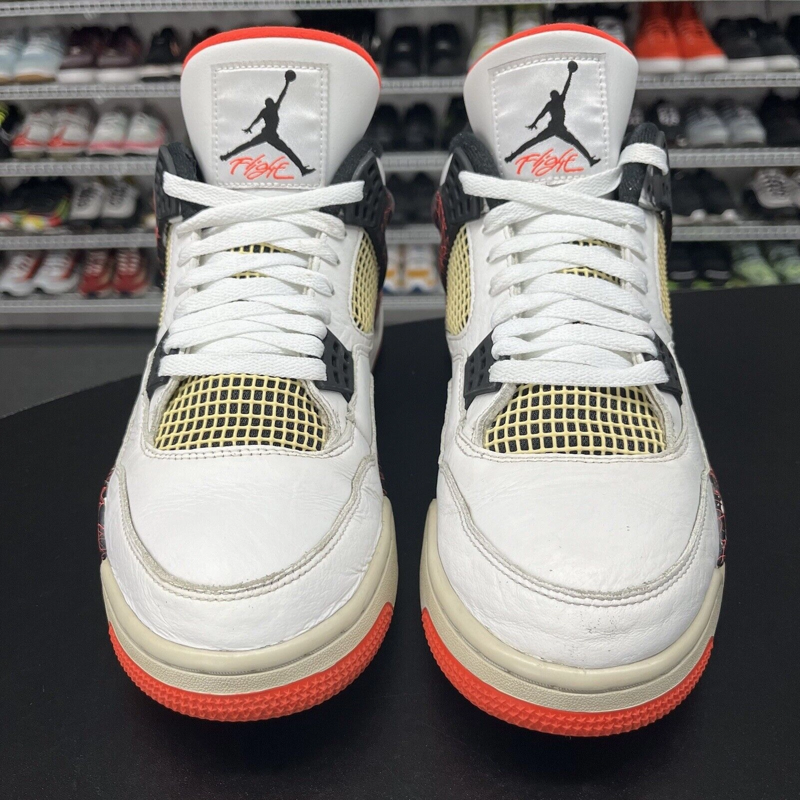 Nike Air Jordan 4 Retro Flight Nostalgia OG Classic 308497-116 Men's Size 12 Asics Running Shoes Gt 2000 7