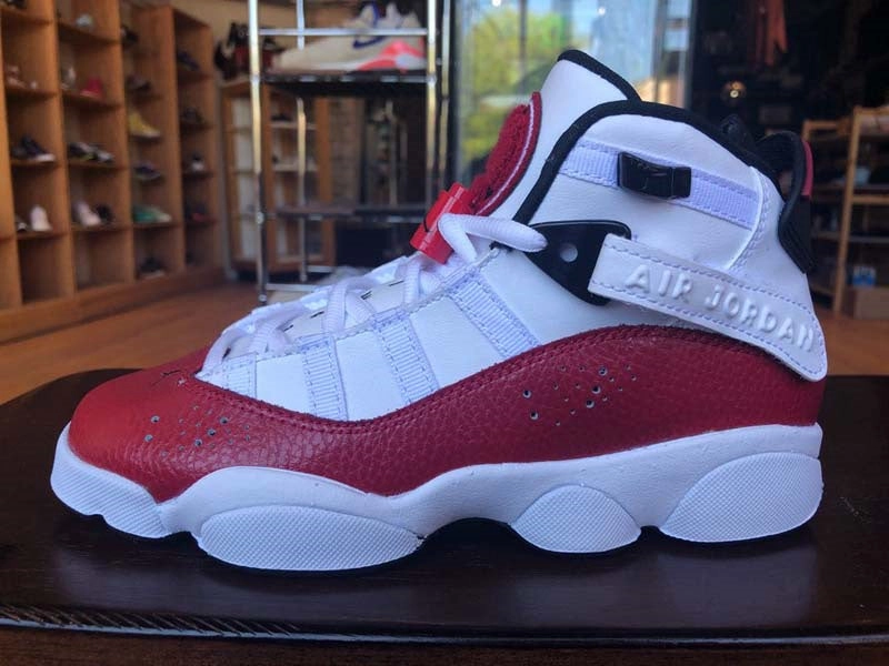 Nike Air Jordan 6 Rings (GS) Basketball Shoes 323419-120 Asics Wide Walking Shoes